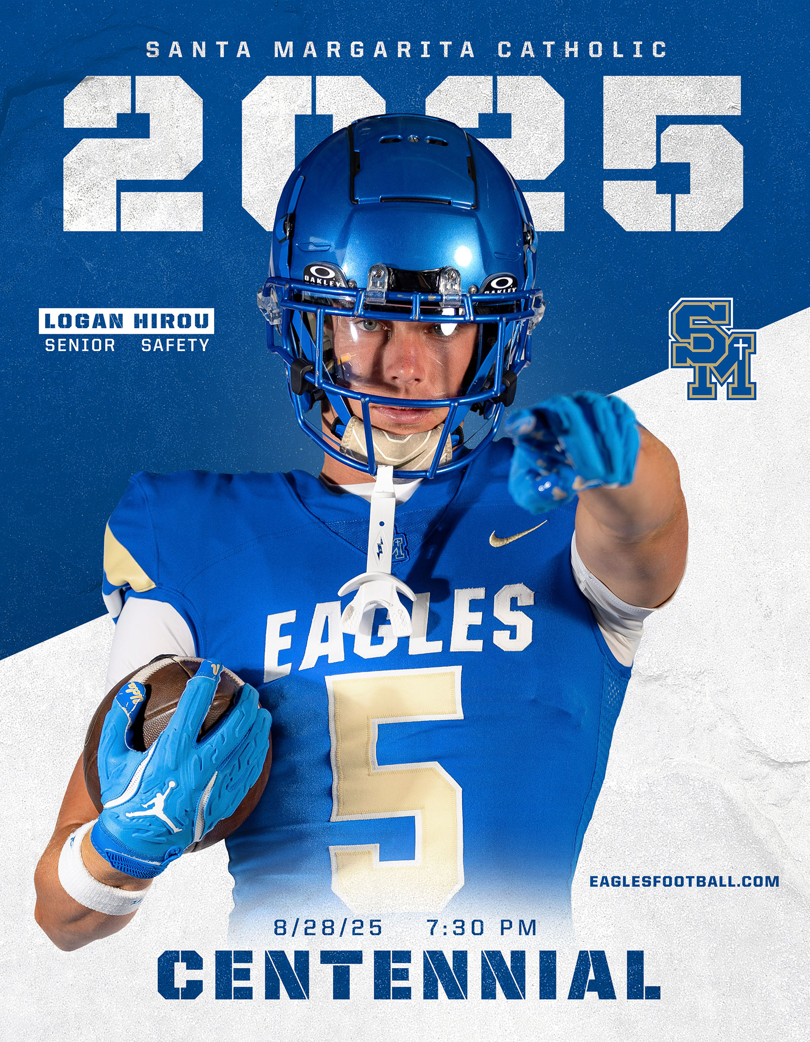 Santa Margarita Catholic Football game day program covers