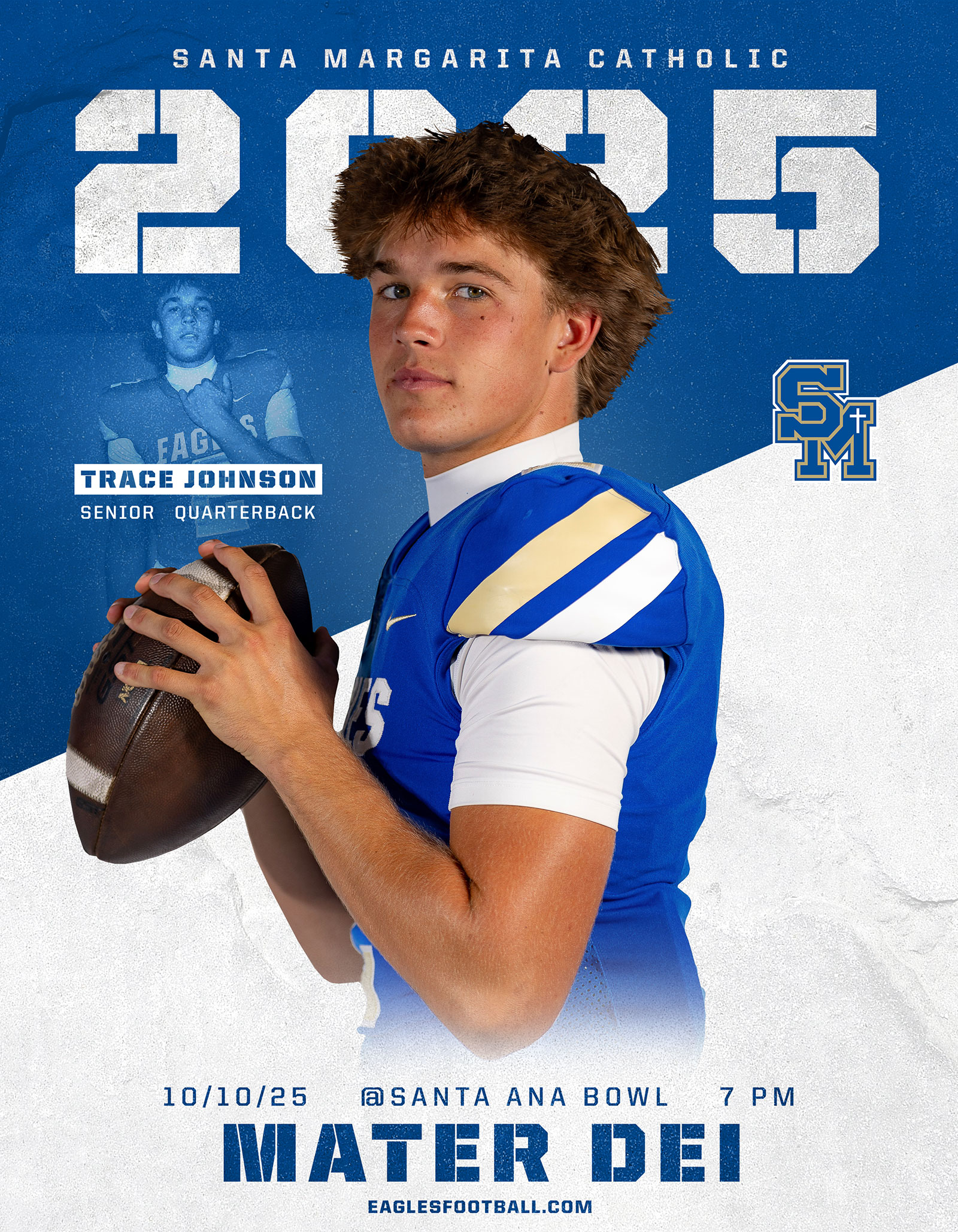 Santa Margarita Catholic Football game day program covers
