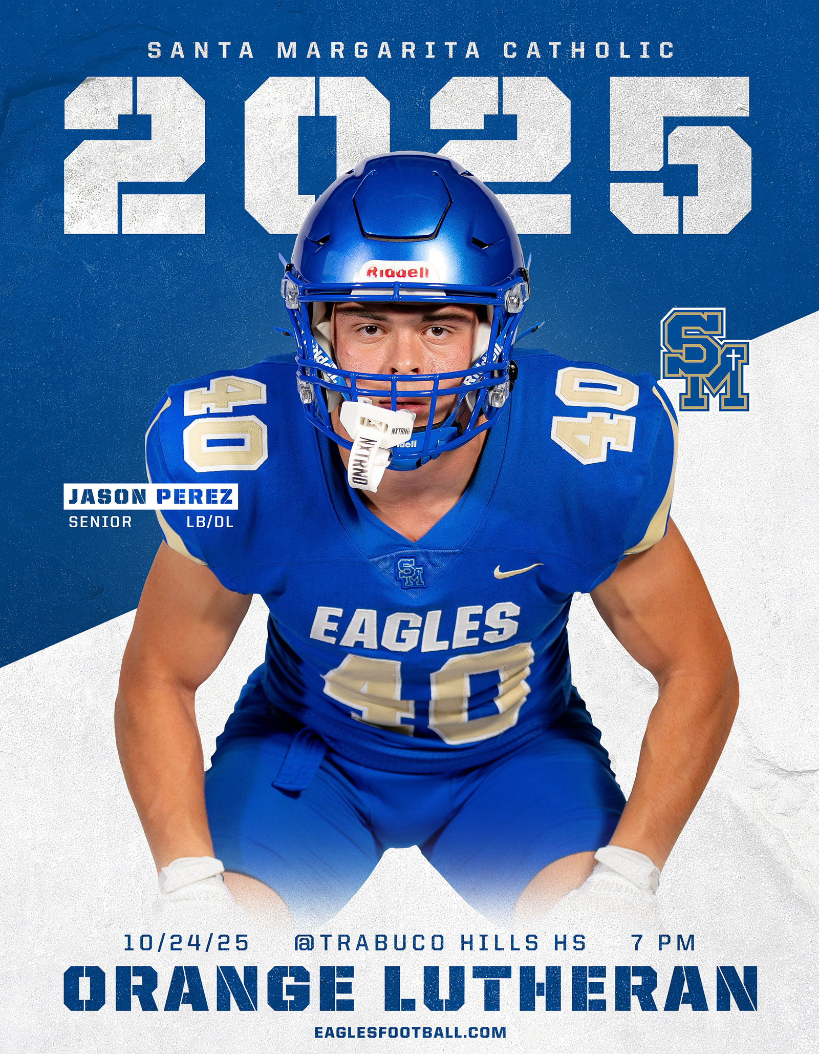 Santa Margarita Catholic Football game day program covers